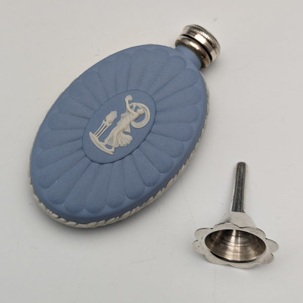 British Vintage Wedgwood Jasperware Oval Perfume Bottle